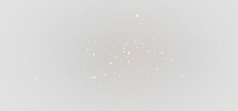 Radiant golden dust and sparkling particles flow across transparent background. Ideal PNG overlay for magical Christmas, fantasy, luxury, or celebration-themed graphic designs.