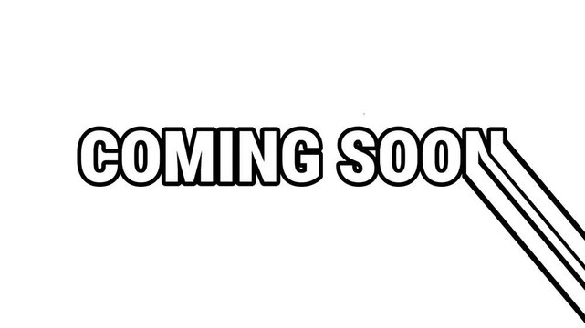 Anticipate the grand reveal of an exciting new development; something special is coming soon to a future near you 4K Motion Animations