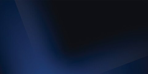 Dark blue gradient abstract background with smooth flowing curves and soft light effect. Elegant minimal vector design suitable vecor illustration eps10