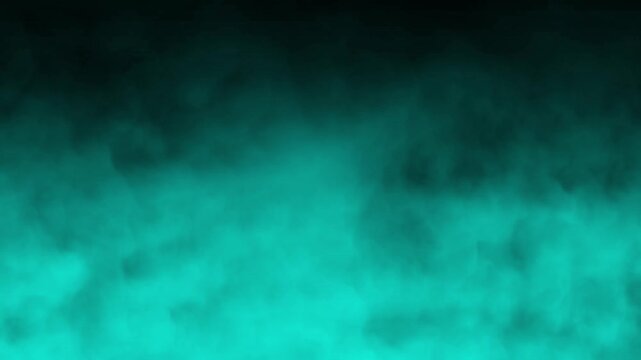 Rising Wall of Endless Smoke Steam Loop. creating a mystical and otherworldly atmosphere. The smoke is a deep grey cyan.