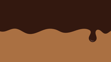 melted chocolate dripping