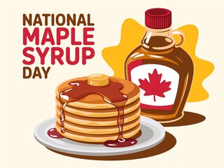 Celebrate national maple syrup day with delicious pancakes and syrup
