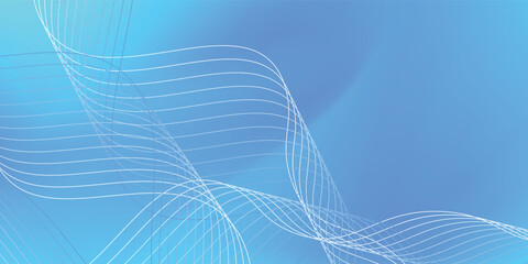 The background is in soft blue and pastel tones, lighter and brighter, creating a fresh and natural feel. vector illustration eps10