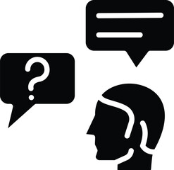 support web icon in solid style