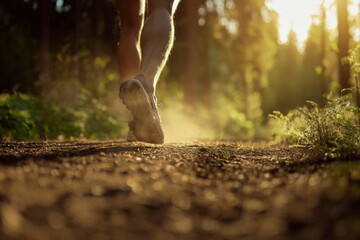 An outdoor running and fitness lifestyle with morning sunlight, motivation, and healthy energy.