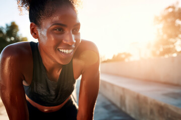 An outdoor running and fitness lifestyle with morning sunlight, motivation, and healthy energy.