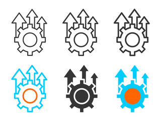 improvement  icon set multiple style collection	
