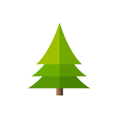 christmas tree vector illustration
