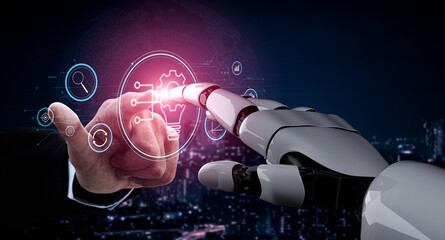 AI-driven business innovation and research for process automation. A concept of developing ideas...