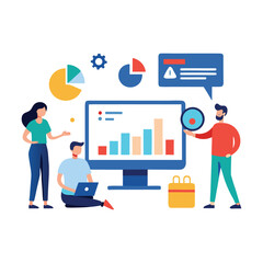 businessman working on laptop