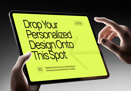 iPad Night Scene Mockup