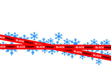 vector illustration icon . Black Friday Sale. Black Friday ribbons individually. Vector graphics
