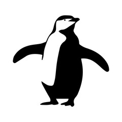 Naklejka premium Penguin Silhouette