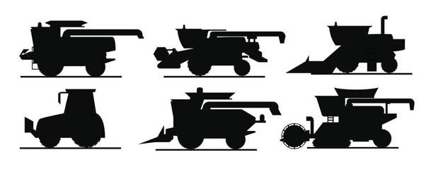 Set of combine vector illustration