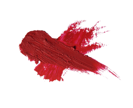 Abstract vibrant red brush stroke black, dynamic artistic paint texture.