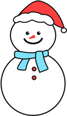 눈사람 snowman christmas winter illust