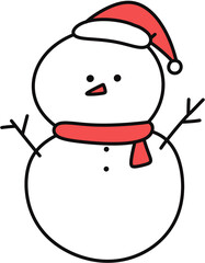 눈사람 snowman christmas winter illust