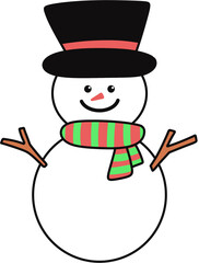 눈사람 snowman christmas winter illust