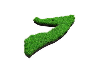 Somalia Map soil land geology cross section with green grass and Rock ground texture 3d illustration