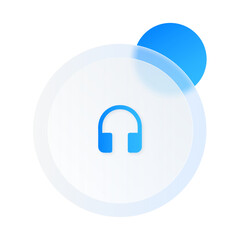 Business Infographic Button UI UX Bubble Blur Website Asset Element Template Frosted Glass Glasmorphism Style Eps Svg	
