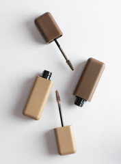 Packages for eyebrows gel applicator, top view