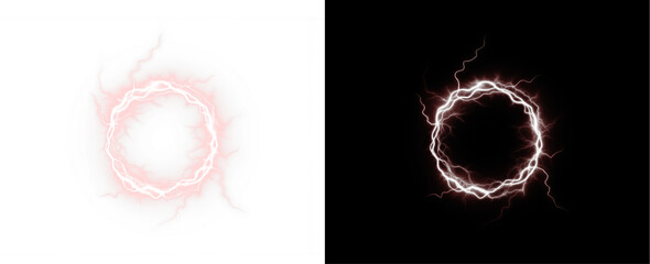 A stunning PNG overlay featuring plasma arcs and thunderbolts, perfect for creating dynamic electricity photo effects.