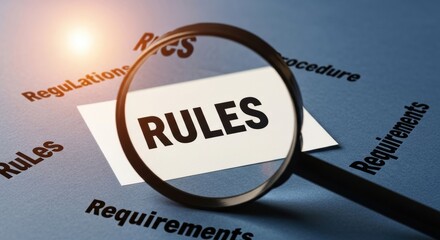 Rules and Regulations Under Magnifying Glass, Requirements, Procedure, Law