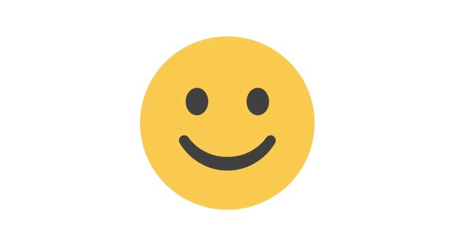 Smiling Face Emoji - A Simple Expression of Happiness and Positivity.