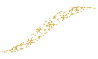 Snowflake,  and fireworks border, Christmas decoration background. Festive Lights  and Snowflake Decor, Winter season, Happy New Year , vector illustration. EPS 10