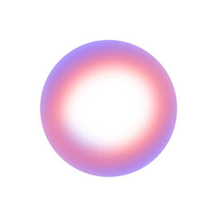 Abstract Blue and Pink Gradient Ring Graphic
