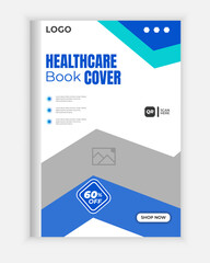 Social media healthcare book cover post design tamplate