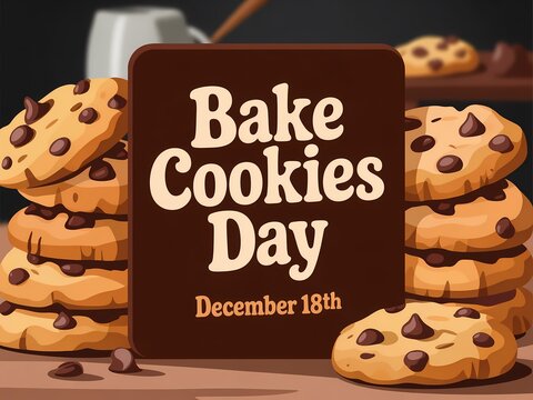 Celebrate bake cookies day on december 18th with delicious homemade chocolate chip cookies