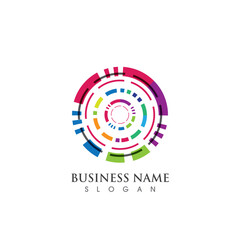 Global icon logo design vector illustration