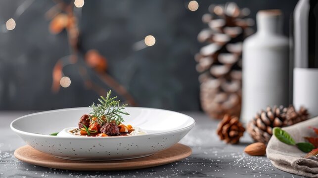 A sophisticated food magazine cover featuring an elegant dish with tamarind sauce, highlighting modern culinary presentation and gourmet appeal.