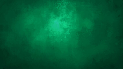 Deep Green Abstract Smoke & Watercolor Texture Background with Dark Emerald Grunge Wash with Soft Light Glow. Moody Horror, Fantasy, or Elegant Digital Backdrop.
