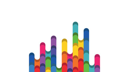 Colorful abstraction of liquid rainbow spots, LGBT colors on a black background in the form of bright colored lines, colored pencils and paints, thick brushstrokes of paint, business schedule