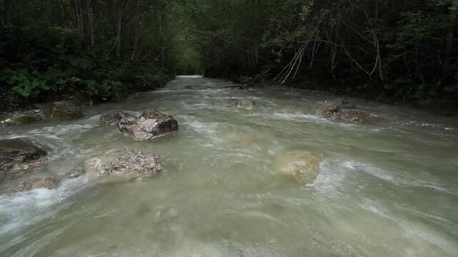 River in the Tyrolean Alps