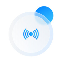 Business Infographic Button UI UX Bubble Blur Website Asset Element Template Frosted Glass Glasmorphism Style Eps Svg	