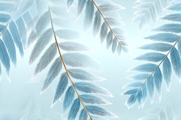 Frosted fern overlay