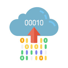Data Cloud Upload Icon
