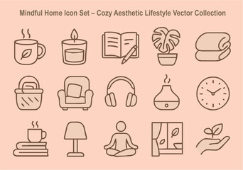 Mindful Home Icon Set ? Cozy ...