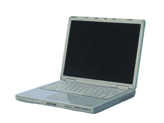 Fototapeta premium Retro Laptop Transparent Background