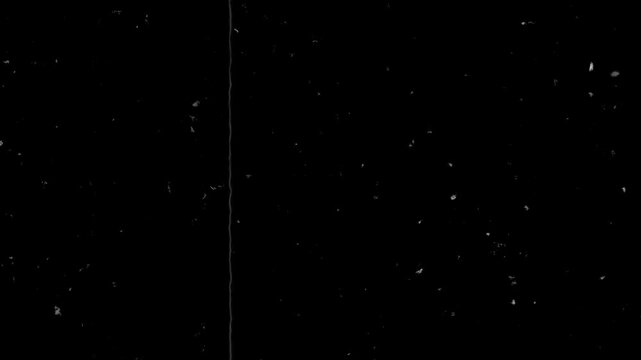 Old film with scratches, light leaks and dust. 4k video