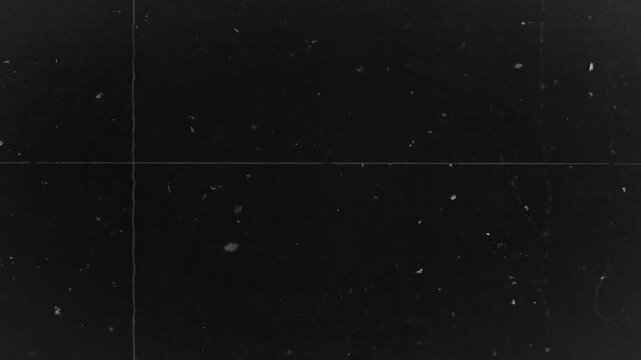 Old film with scratches, light leaks and dust. 4k video