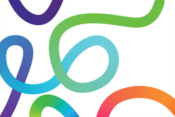 Abstract colorful wavy lines forming a dynamic and flowing design with a modern feel and vibrant gradients