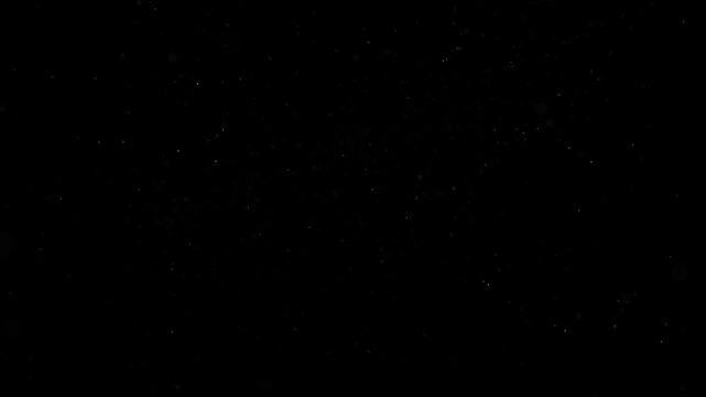 Minimalist Dark Abstract Background with Subtle Floating Particles and Dust Specks for Overlay or Compositing in Visual Effects