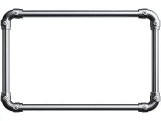 Industrial Metal Frame Structure Showcasing Sturdy Design and Versatile Applications for Various Projects and Use Cases