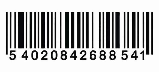 barcode  simple line icon for product codes, retail point of sale, inventory tracking, packaging, and digital commerce illustration