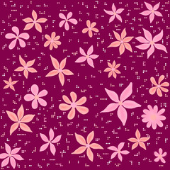 Fototapeta premium seamless floral background