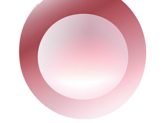 Rose orb with gradient fading